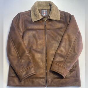 Jeans By Buffalo Brown Bomber Style Jacket